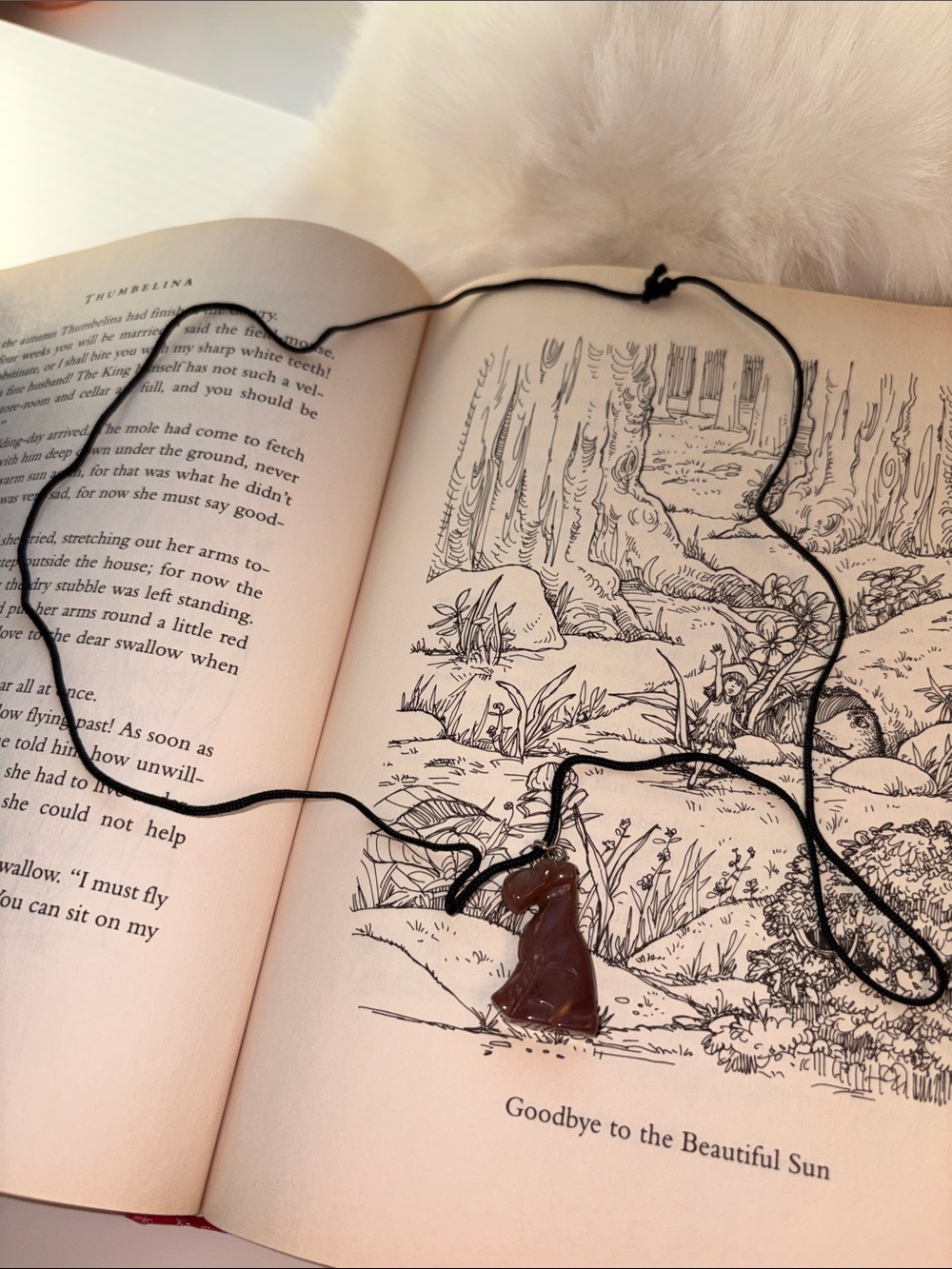 ❤️‍🔥3/10$ Handmade Brown Dog Stone Pendant Necklace